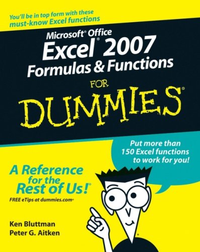 Microsoft Office Excel 2007 fórmulas e funções para Dummies (para Dummies (computador/técnico)) baixar livro de graça