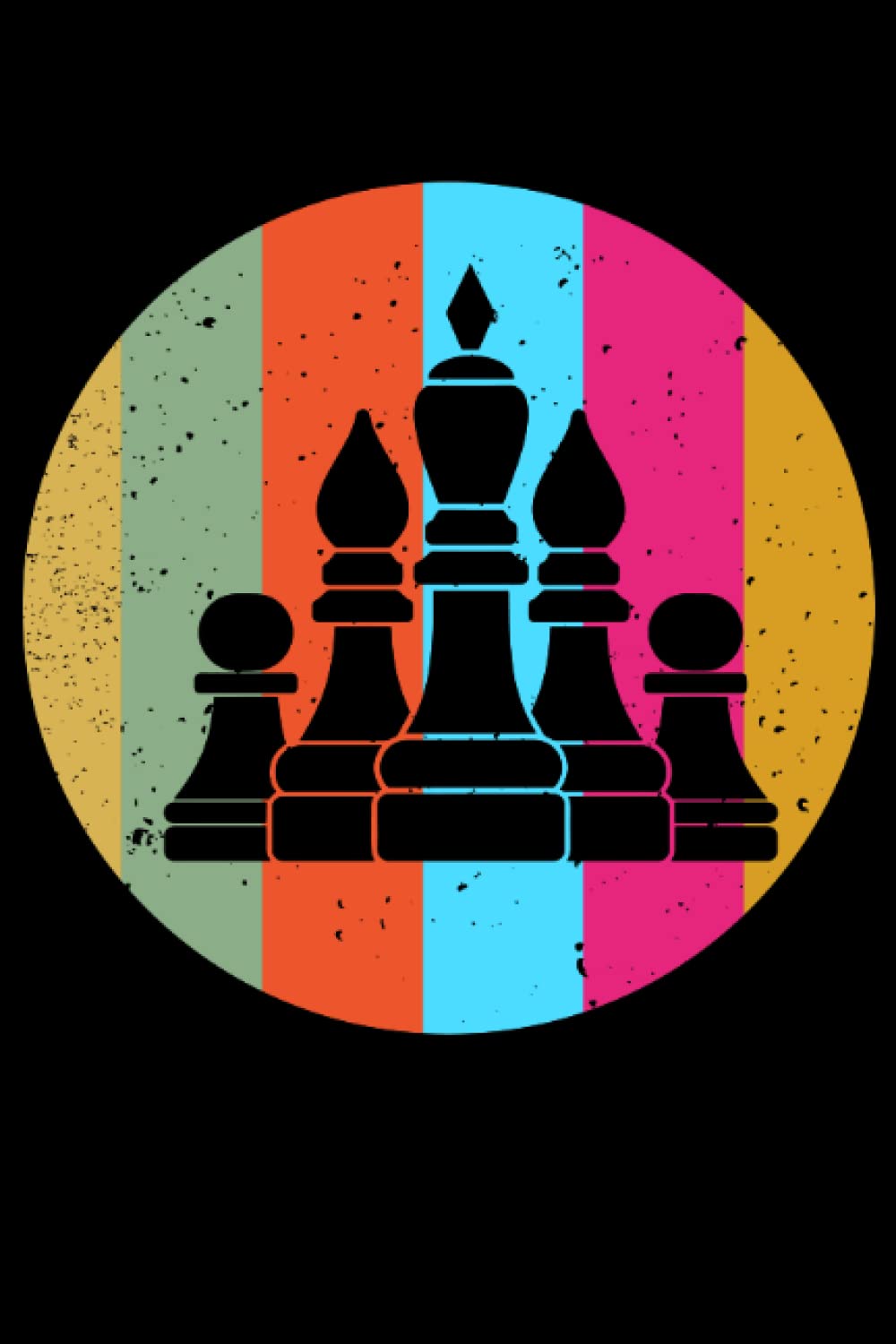 Coloured retro vintage chess figures: Dot Grid Jounal ToDo Exercise Book or Diary 6" x 9" (15.24 x 22.86 cm) 120 pages baixar livro de graça