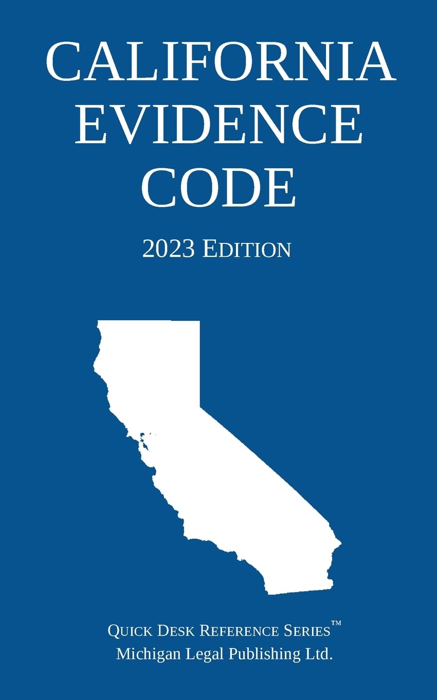 capítulo por capítulo baixar California Evidence Code; 2023 Edition