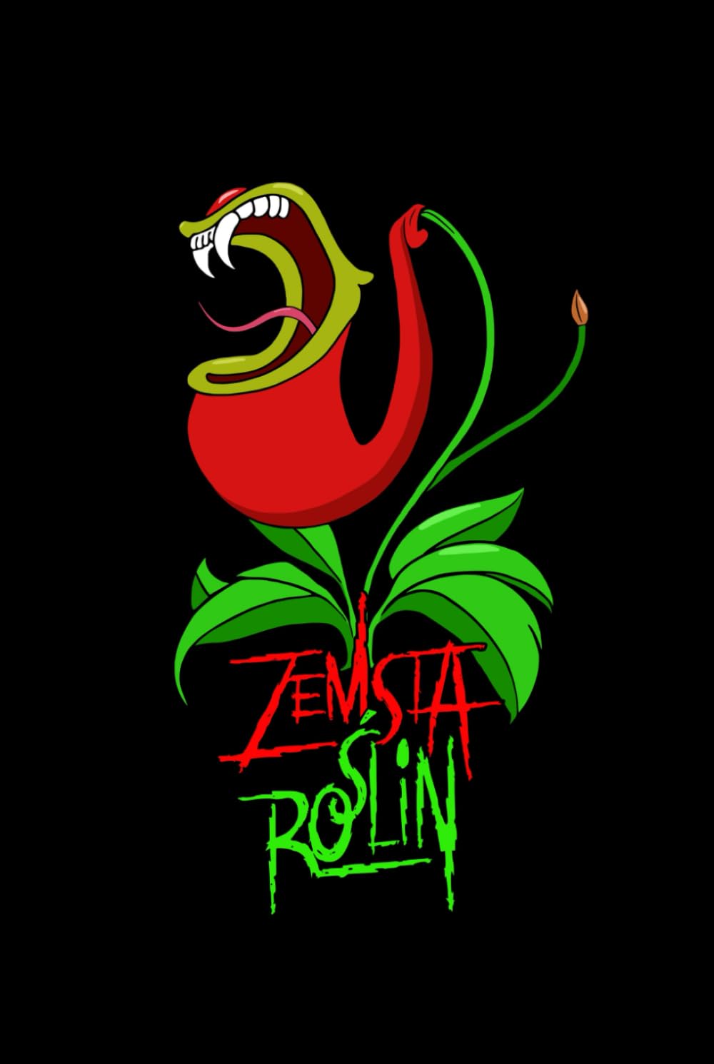Zeszyt w kratkę z rośliną mięsożerną: Dzbanecznik (Nepenthes) oraz napis: Zemsta roślin.: Dołącz do roślinnej rebelii przeciwko zwierzęcym ciemiężcom. (Polish Edition) baixar o livro de graça