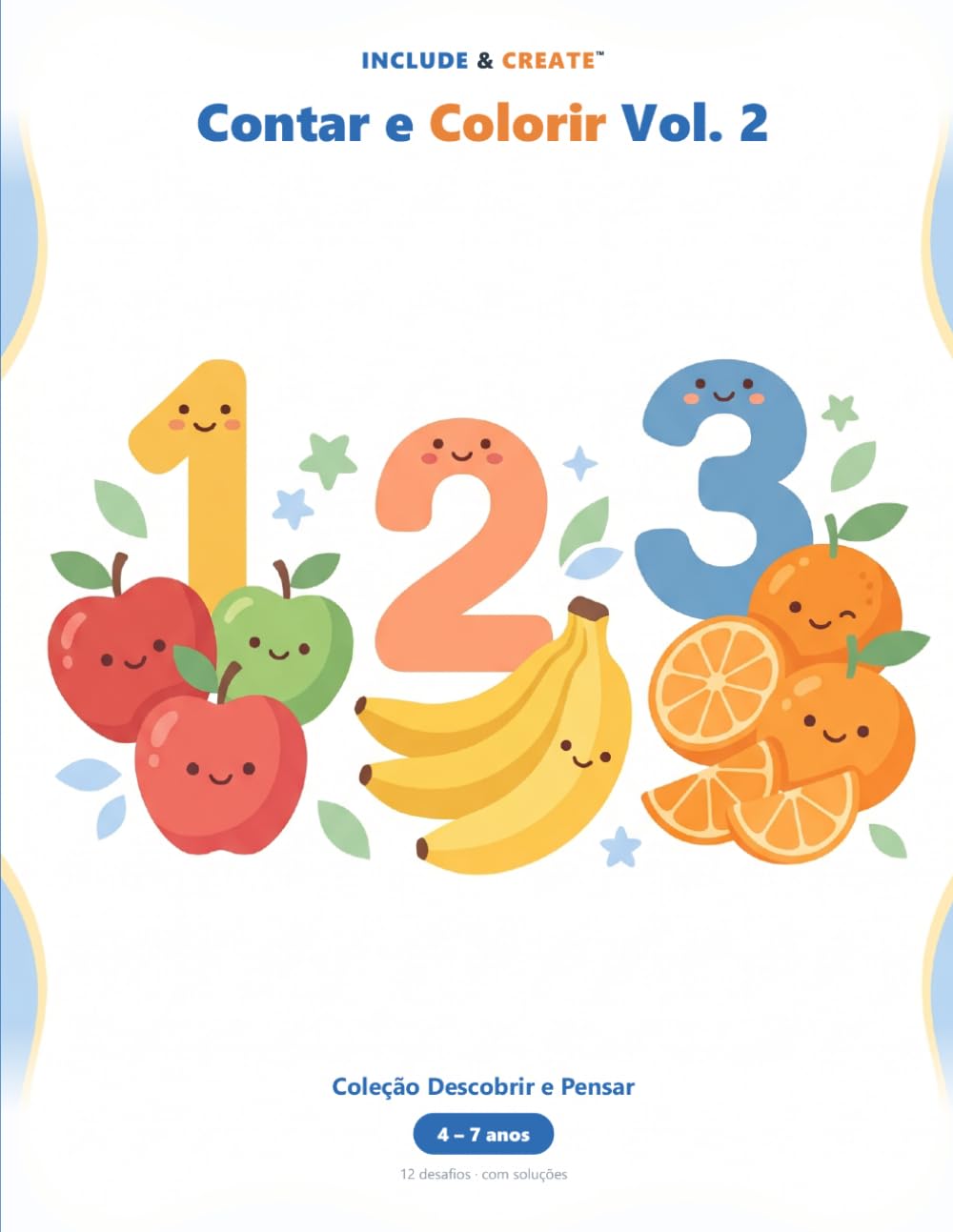 Contar e Colorir Vol. 2: Contar e colorir — 12 desafios com soluções (Portuguese Edition) baixar o livro de graça