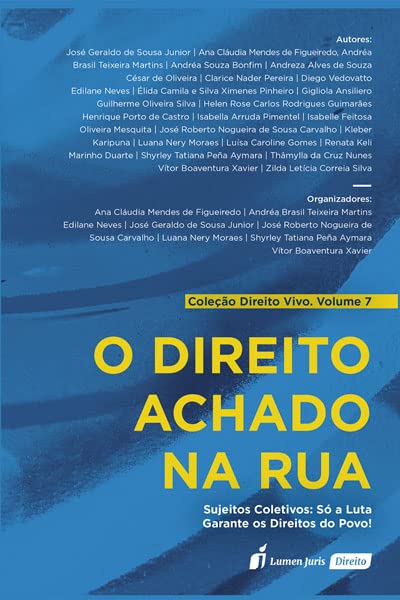 Direito Achado na Rua, O - Volume 7 - 2023 baixar livro de graça