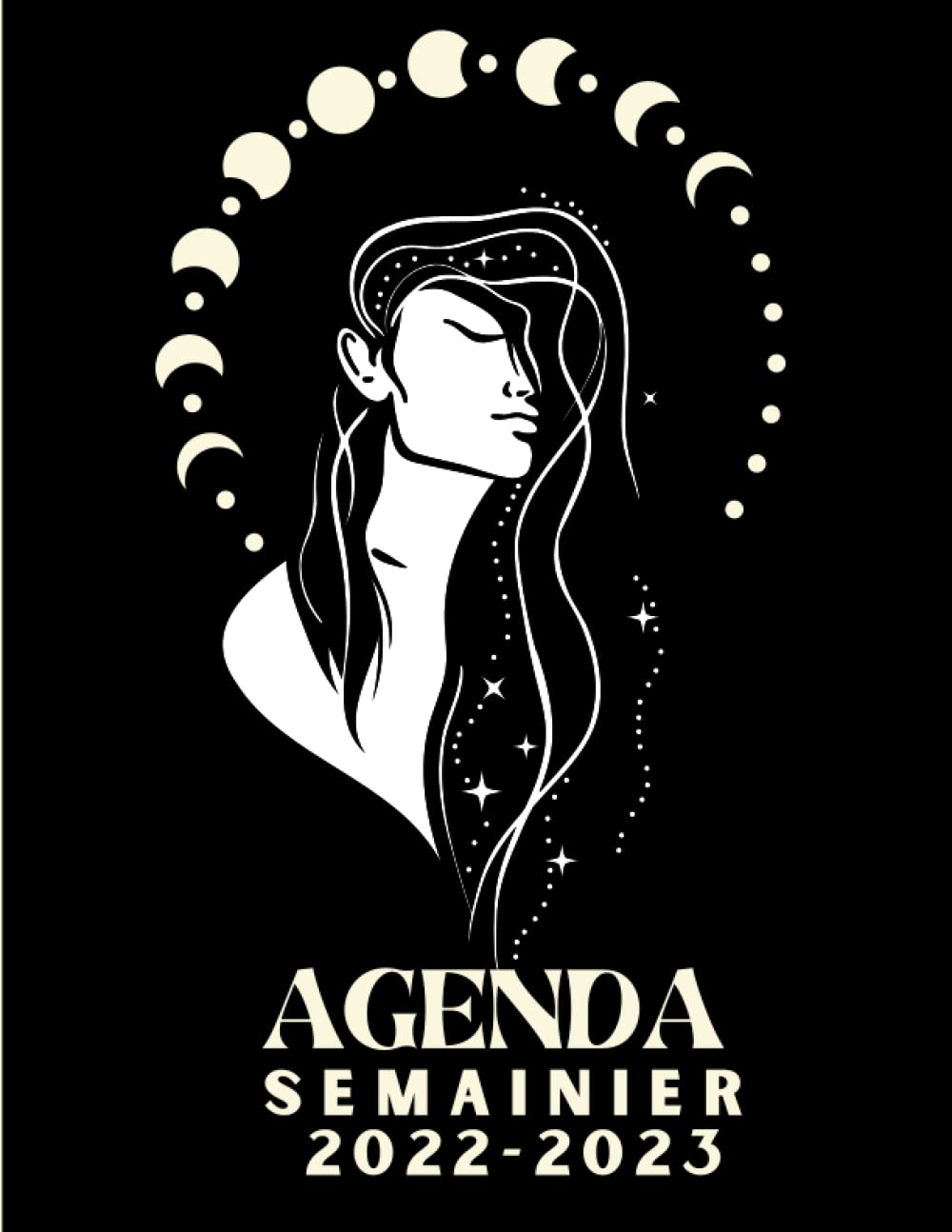 ler totalmente Agenda semainier 2022 2023: Organisateur simple et pratique -idéal pour prendre de notes-1 semaine sur 2 pages: avec planification mensuelle-silhouette de femme abstraite (French Edition)