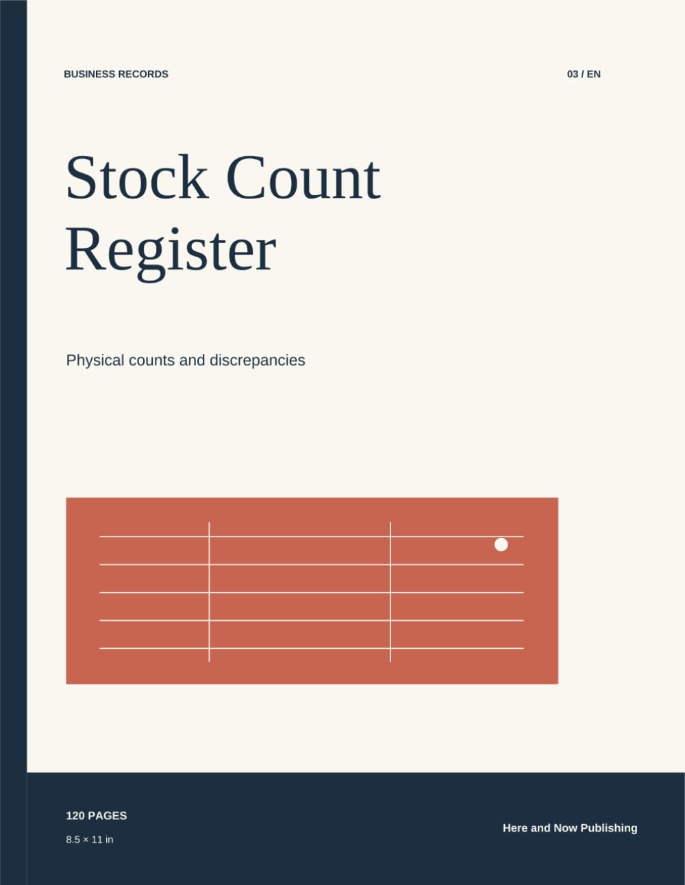 capítulo por capítulo baixar Stock Count Register: Physical counts and discrepancies