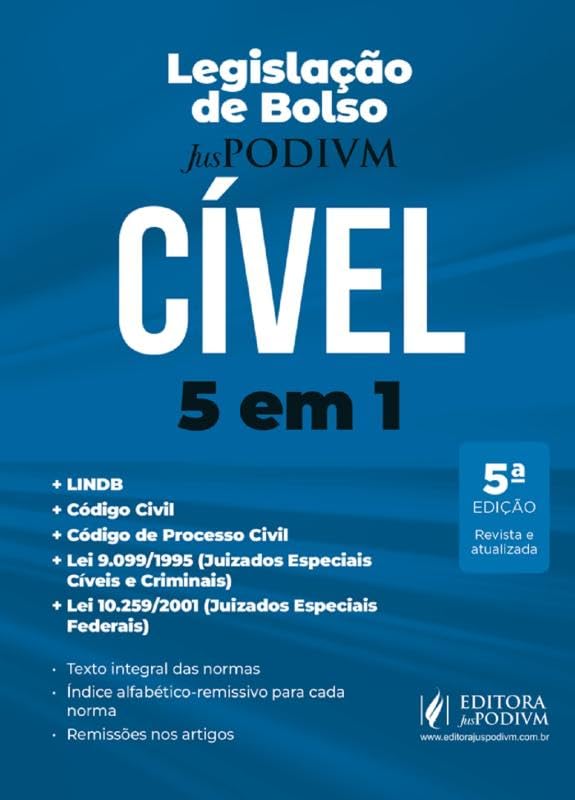capítulo por capítulo baixar Legislação de Bolso Cível 5 em 1 - 5ª Edição (2025)