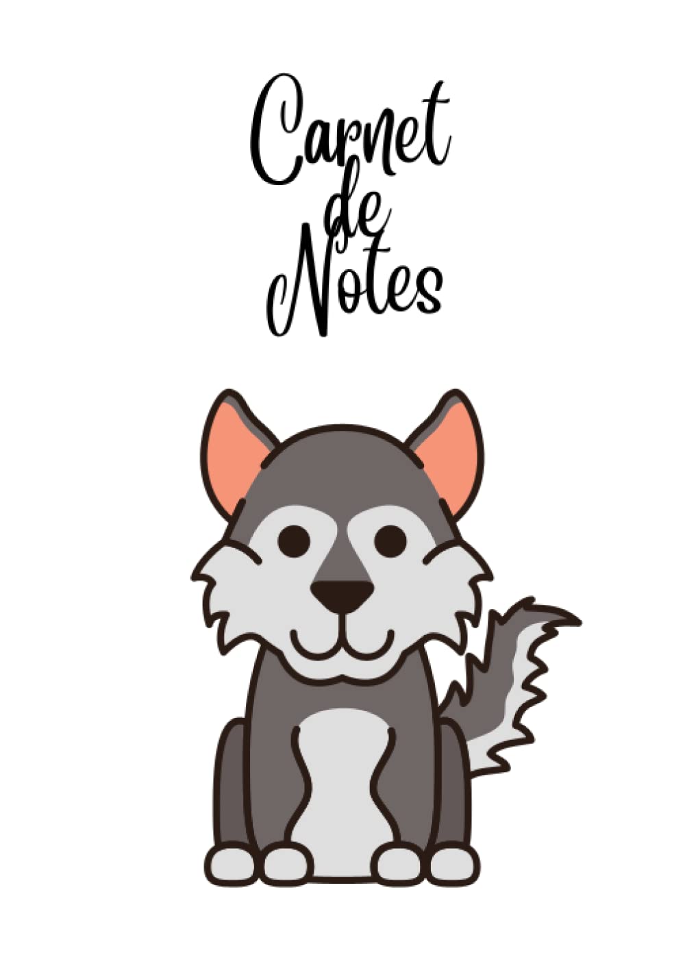 Carnet de notes chien: Cahier de notes design animal chien - 100 pages lignés modernes - Prise de notes agréable - Format 17.7 x 25.4 cm (French Edition) baixar livro de graça