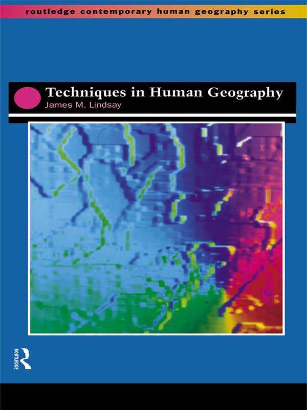 ler totalmente Techniques in Human Geography (English Edition)