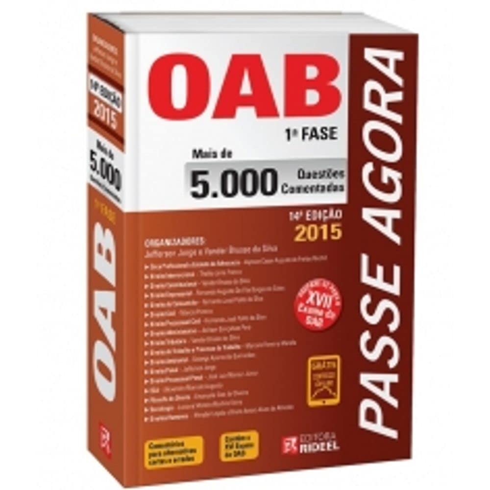 Passe Agora na Oab 1ª Fase. Questões Comentadas baixar o livro de graça