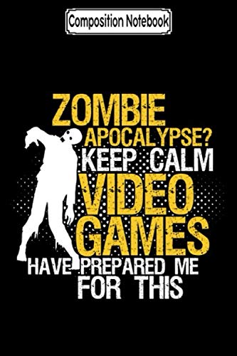 Composition Notebook: Keep calm funny gaming zombie apocalypse Journal Notebook Blank Lined Ruled 6x9 100 Pages baixar livro de graça