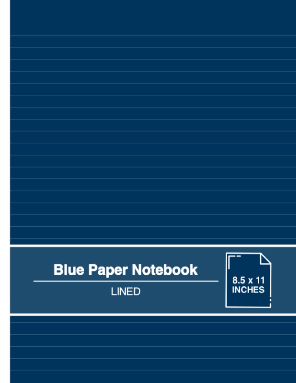 Blue Paper Notebook: Lined | For use with Gel Pens and White Ink | Cyanotype Look | Large baixar o livro de graça