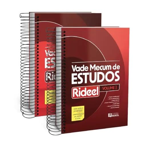 Vade Mecum de Estudos Rideel - Lei Seca - Vermelhinho (2026) baixar o livro de graça