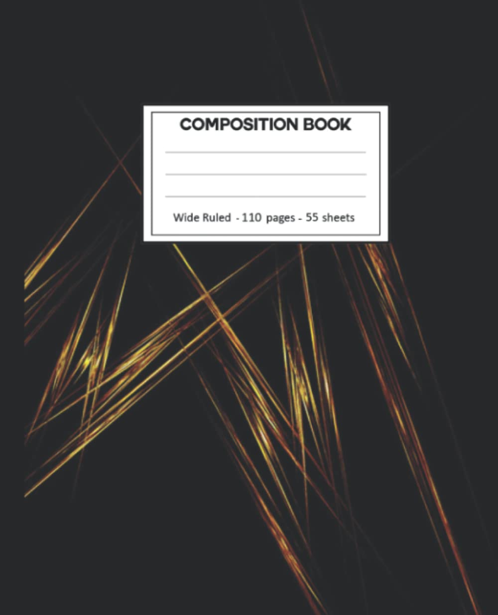 Composition Notebook: Black aesthetic College Ruled: 110+ Lined Pages Writing Journal. baixar livro de graça