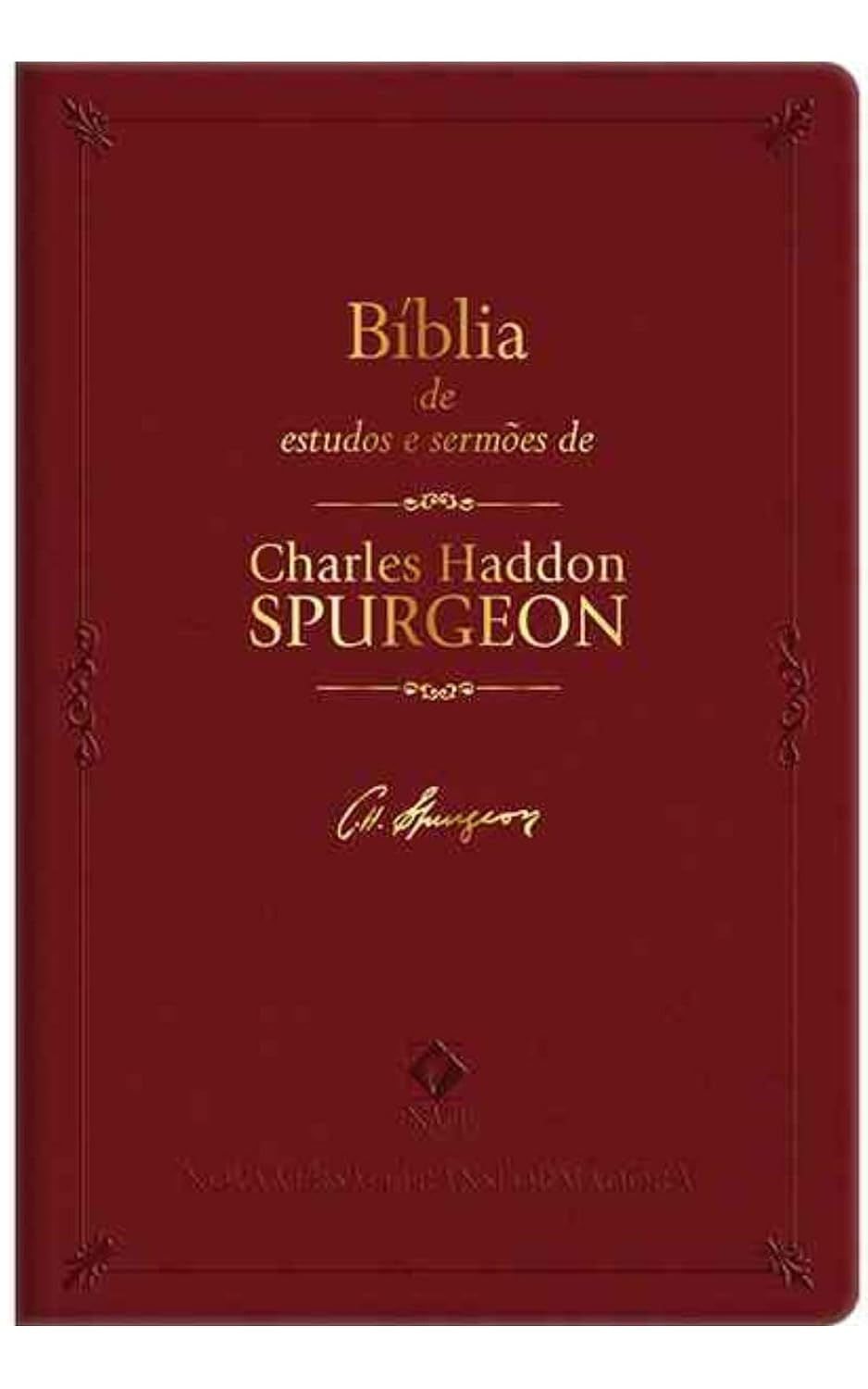 ler totalmente Bíblia NVT de Estudo C. H. Spurgeon, Letra Tradicional, Capa Couro ecológico Bordô: Uma bíblia repleta de ferramentas para você aprender com o príncipe dos pregadores