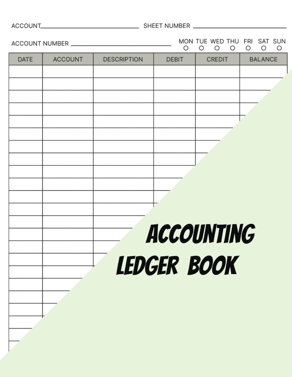Accounting Ledger Book: Straightforward Accounting Ledger for Bookkeeping, Small Business and Individual financial planning / Monthly Income and Expense Record Book baixar o livro de graça
