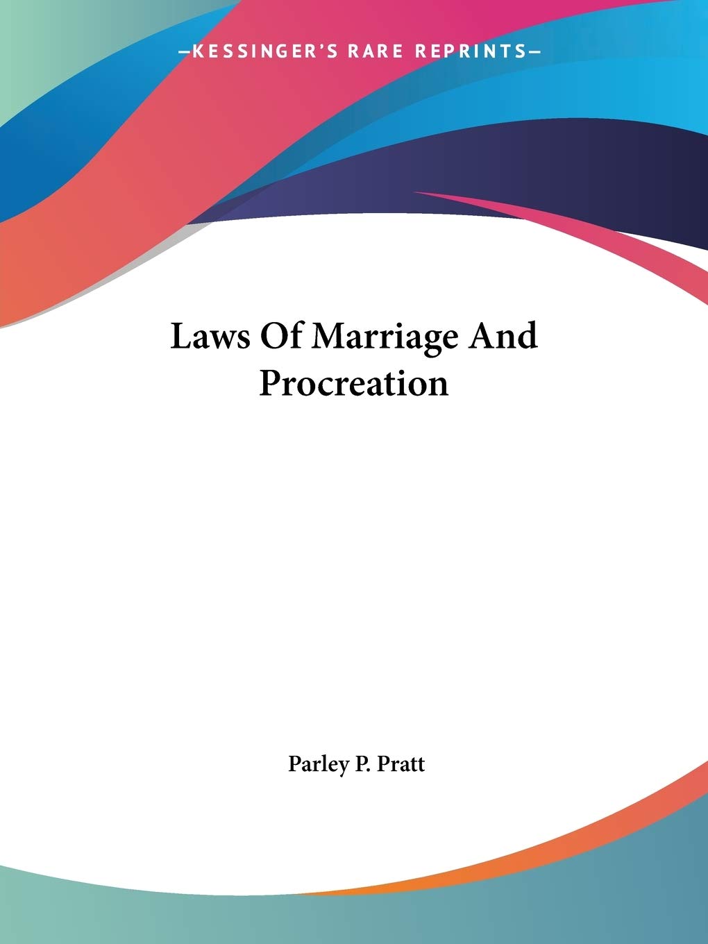 Laws Of Marriage And Procreation baixar livro de graça
