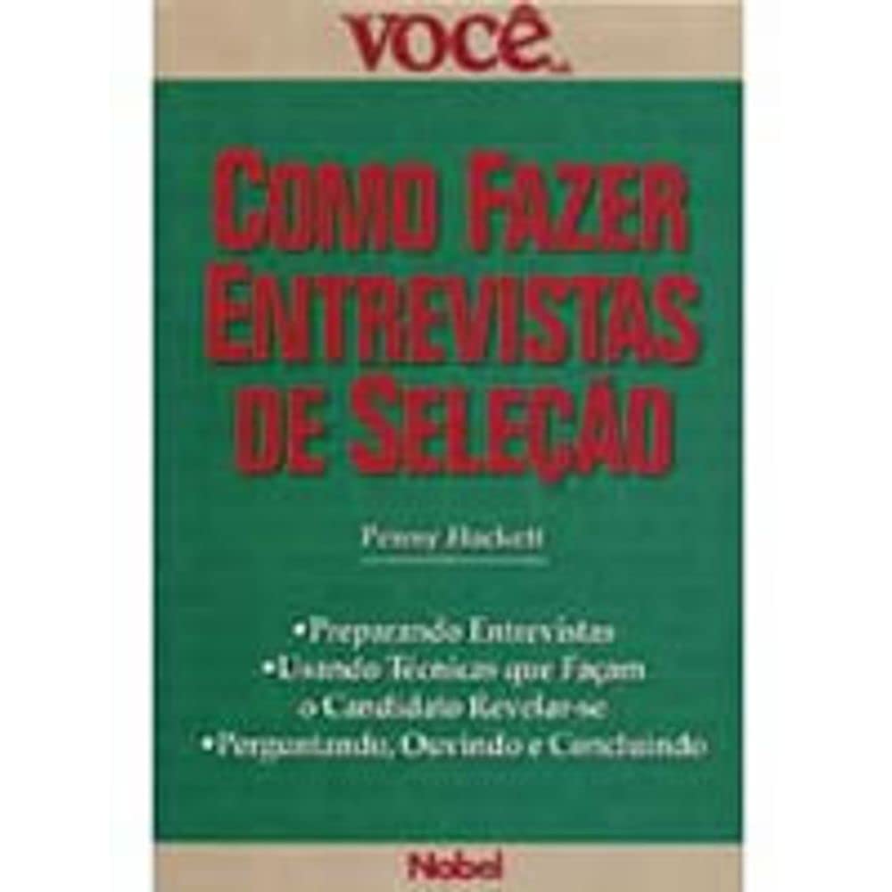Como Fazer Entrevista de Seleção baixar livro de graça