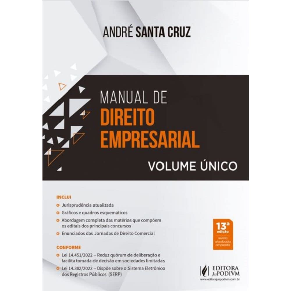Manual de Direito Empresarial - Volume único baixar livro de graça