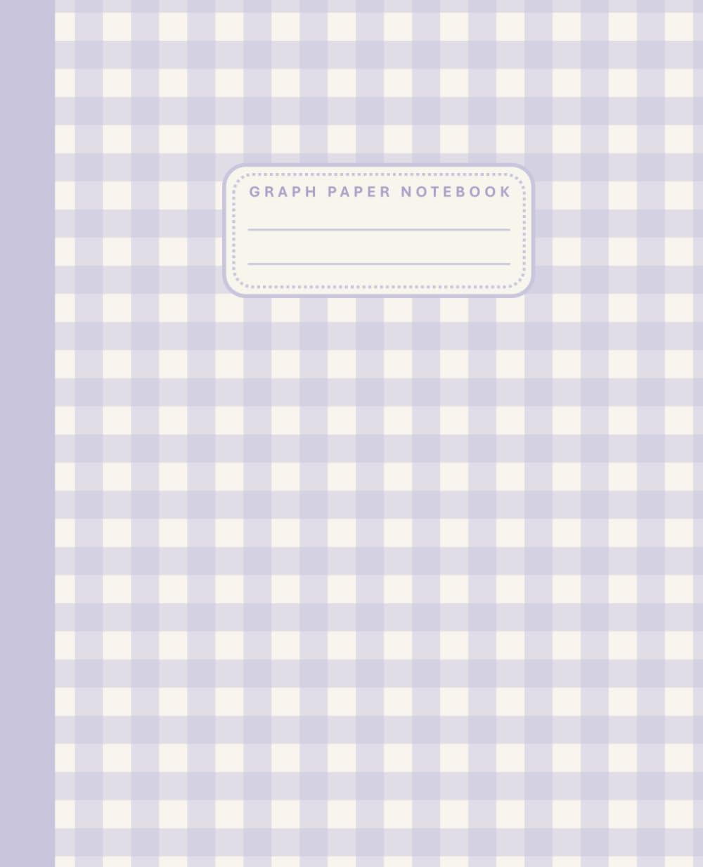 Graph Paper Composition Notebook: Purple Aesthetic Journal with Cute Pastel Gingham Pattern | 4x4 Quad Ruled Grid Paper | 7.5 x 9.25 | 110 Pages baixar o livro de graça