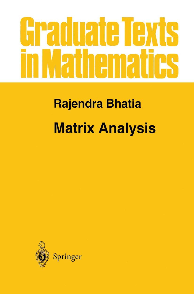 Matrix Analysis: 169