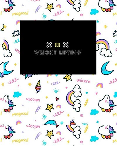 Weight Lifting magical unicorns: Blank Body Measurment Tracker, Funny Body Measurment Tracker, body tracker, Measurment Tracker, Writing... for Body Measurment Tracker, gifts magical unicorns baixar o livro de graça