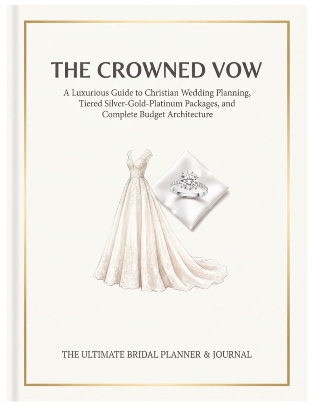 ler totalmente Bride-Side Wedding Planner: The Crowned Vow: A Luxurious Guide to Christian Wedding Planning, Tiered Silver-Gold-Platinum Packages, and Complete Budget Architecture