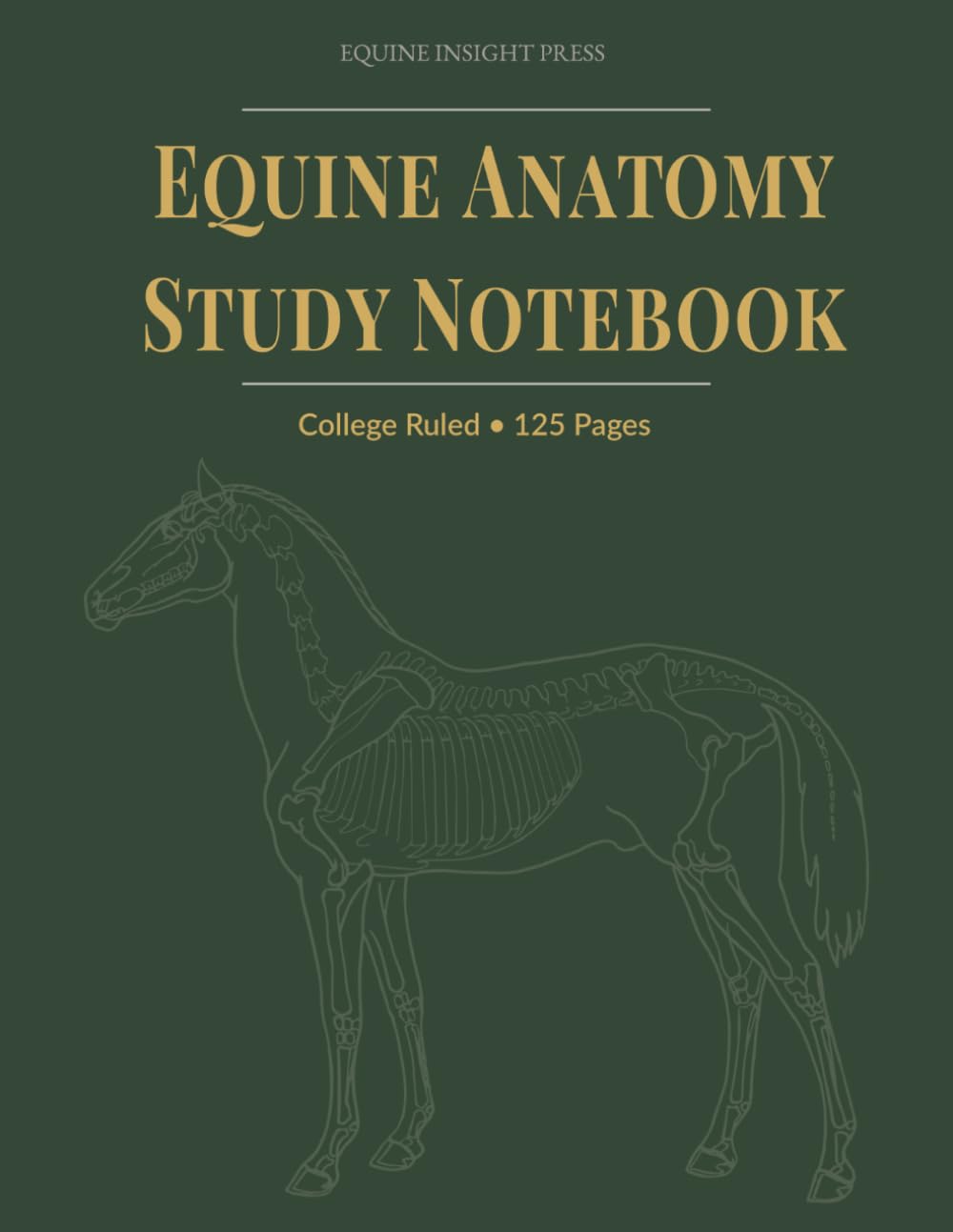 capítulo por capítulo baixar Equine Anatomy Study Notebook: College Ruled Companion Journal for Equine Anatomy, Horse Care, Training Notes & Study | 8.5 x 11 | 125 Pages
