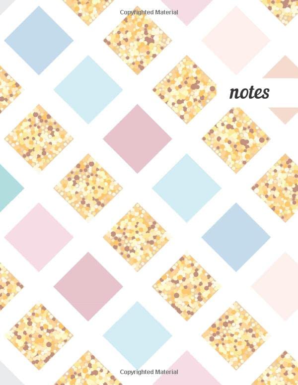 Notes: College Ruled Lined Journal, Cute Golden Pattern Design - Perfect for Office, School, College, Writing & Note Taking - Large 8.5 x 11 inches - 110 Pages baixar livro de graça