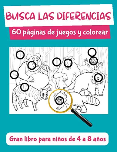 capítulo por capítulo baixar Busca Las Diferencias - 60 paginas de juegos y colorear: Gran libro de actividades para niños de 4 a 8 años (Spanish Edition)