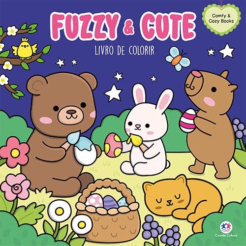 Fuzzy and Cute - Livro de Colorir baixar o livro de graça