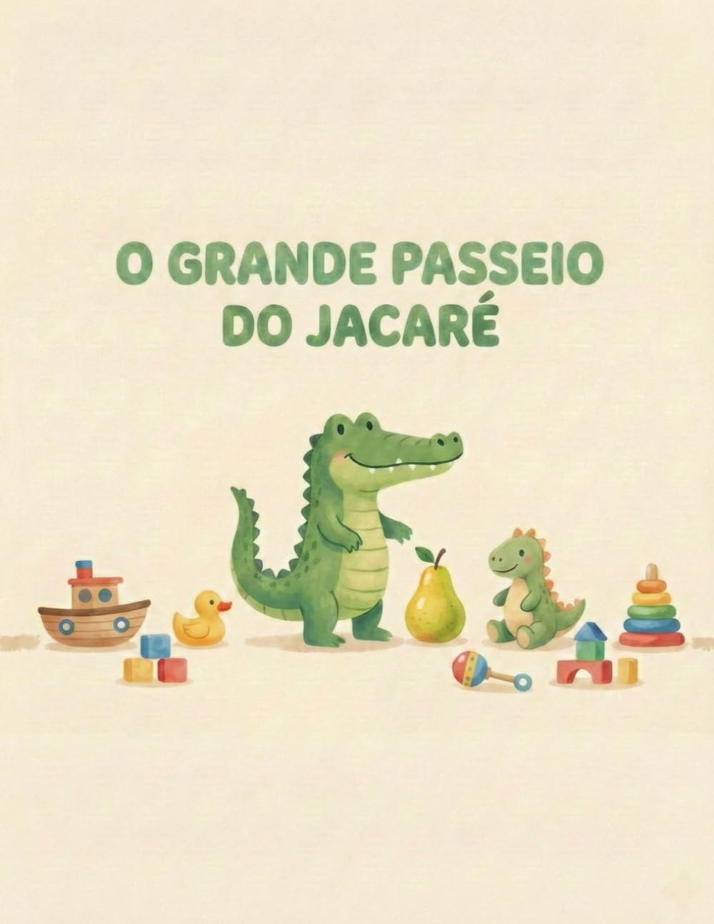 ler totalmente O Grande Passeio do Jacaré: Livro de Colorir para Bebês e Crianças Pequenas (Portuguese Edition)