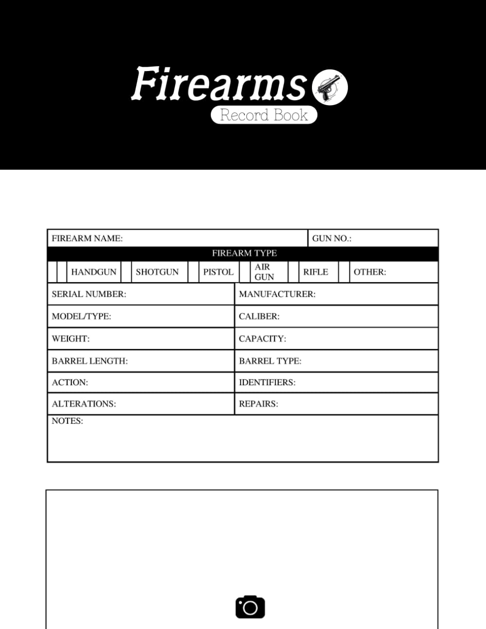 Firearms Record Book: Record Keeping Book for Tracking Gun Inventory baixar o livro de graça