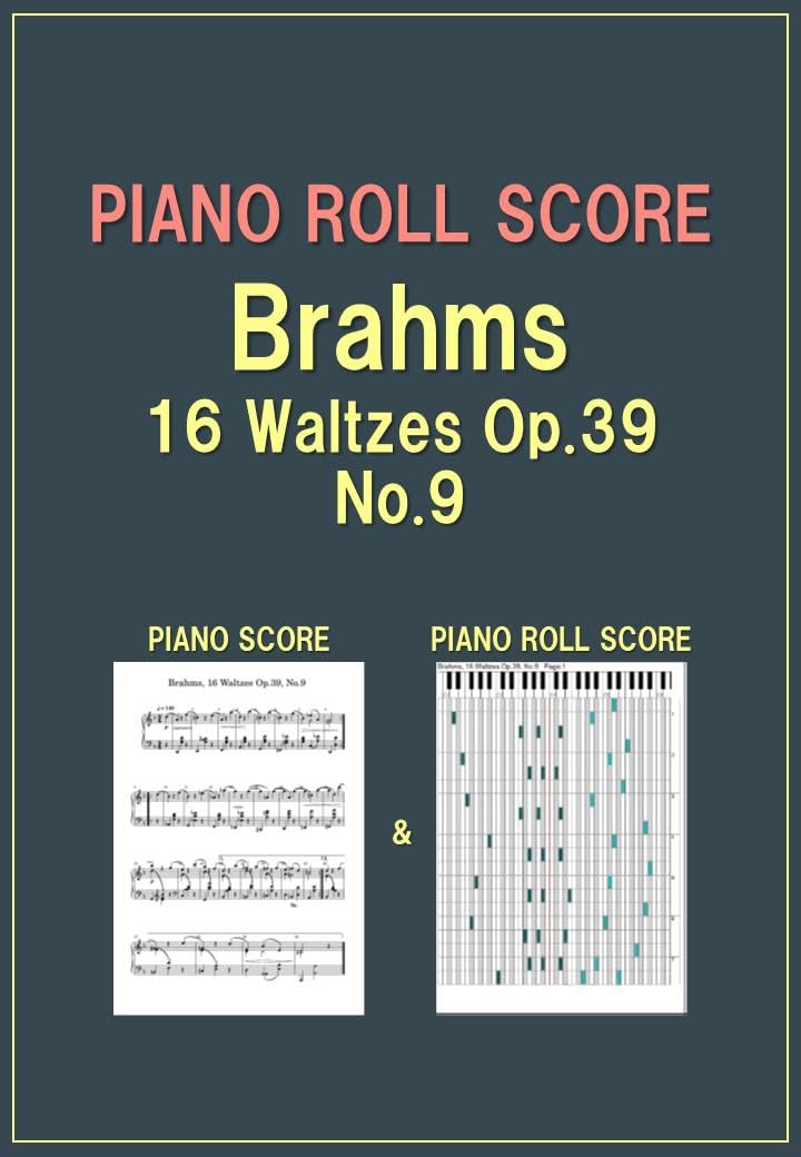 capítulo por capítulo baixar PIANO ROLL SCORE Brahms, 16 Waltzes Op.39, No.9 (English Edition)