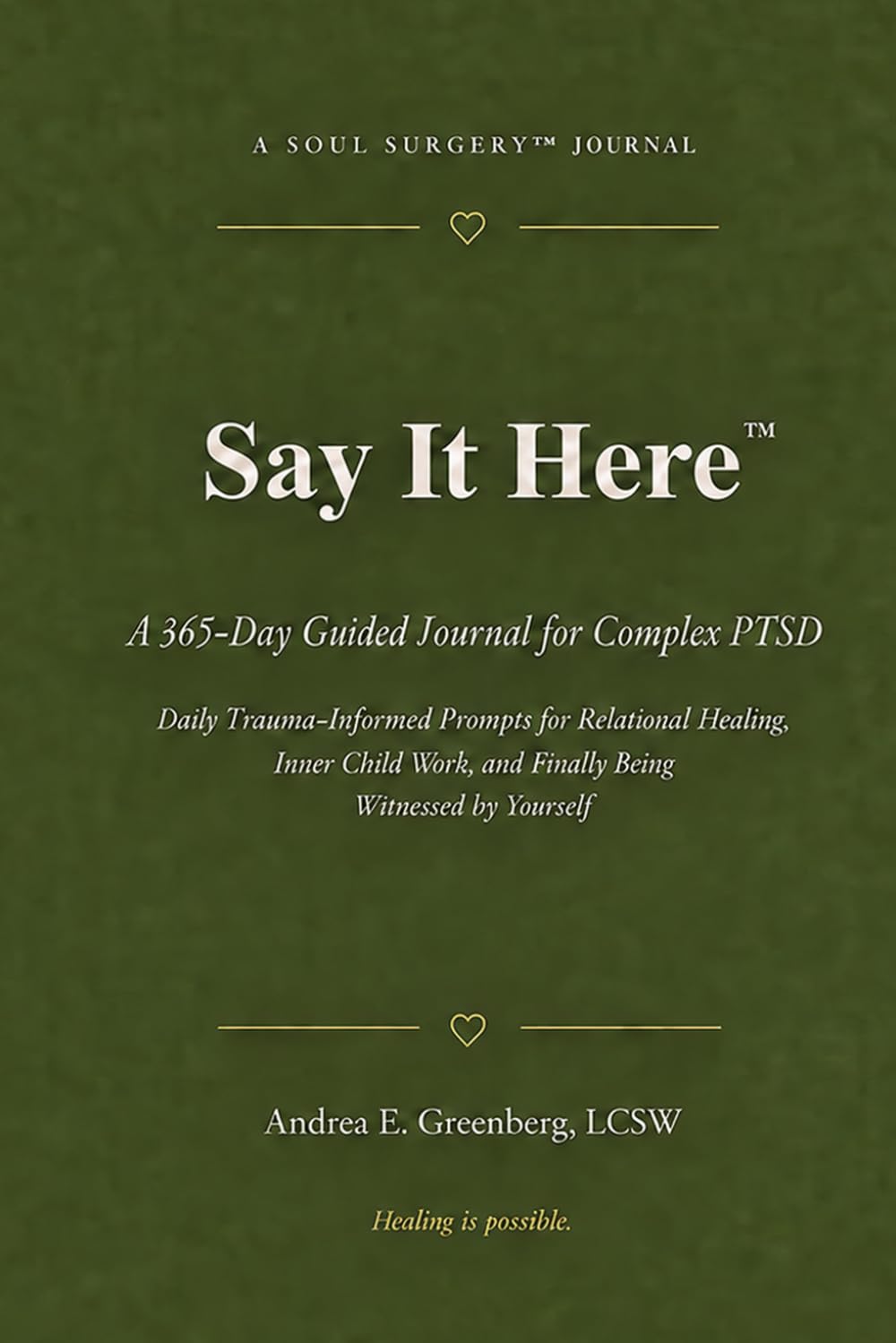 Say It Here: A 365-Day Guided Journal for Complex PTSD: Trauma-Informed Prompts for Relational Healing, Inner Child Work, and Being Witnessed by Yourself baixar o livro de graça