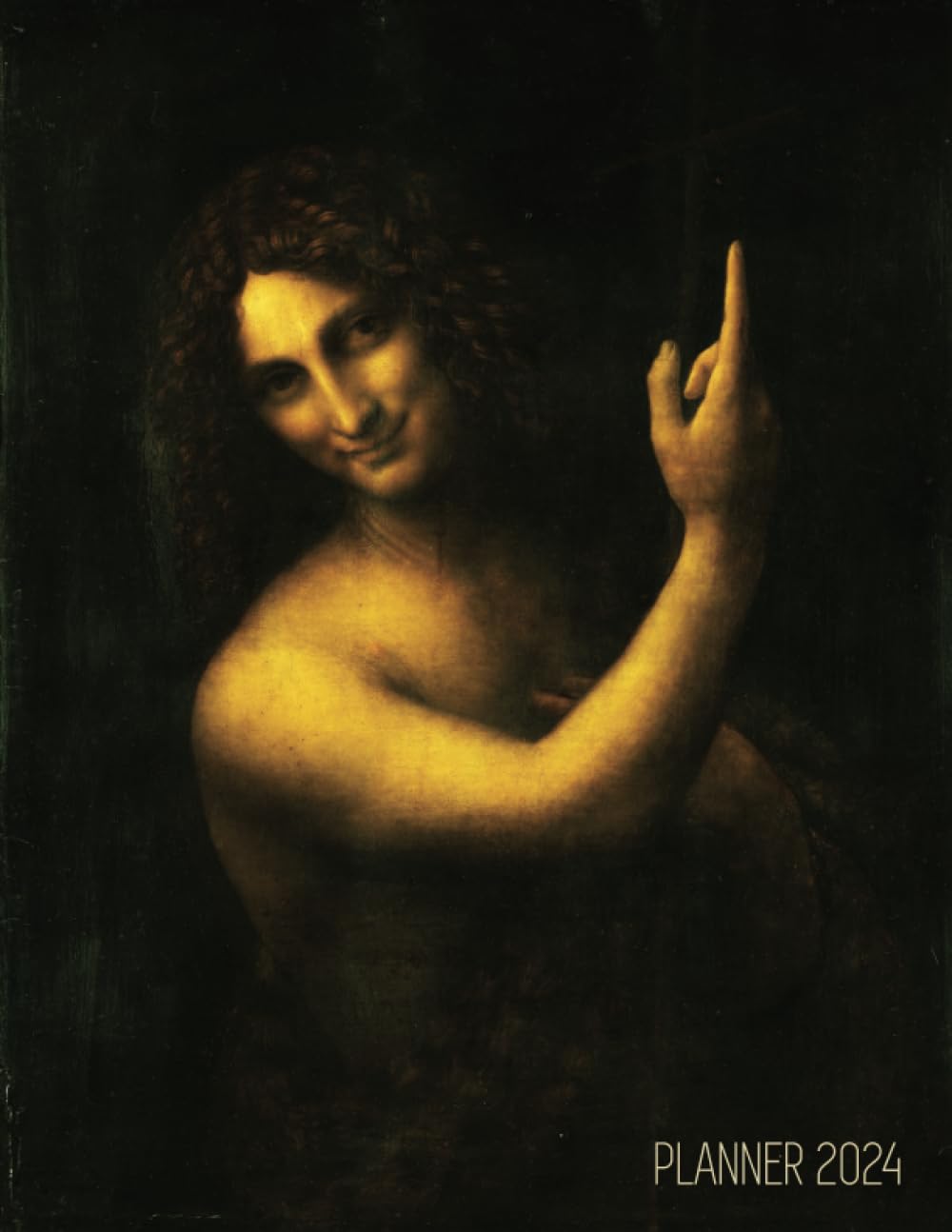 Leonardo da Vinci Planner 2024: Saint John the Baptist Daily Organizer (12 Months) | Christian Renaissance Art Painting baixar o livro de graça