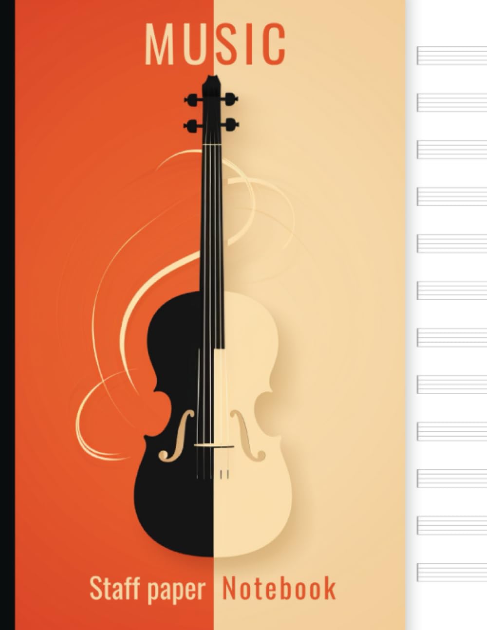 ler totalmente Music. Staff Paper Notebook: Blank Sheet Music Notebook, Music Manuscript for kids and adults, 12 staff paper notebook for music class, 8.5" x 11", 122 pages