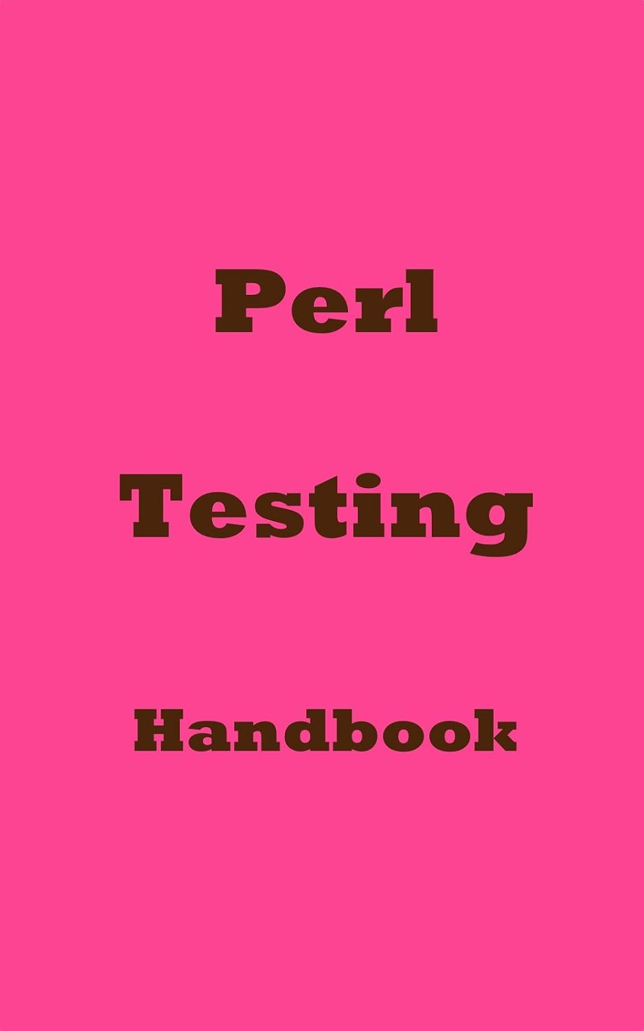Perl Testing Handbook (Japanese Edition) baixar o livro de graça