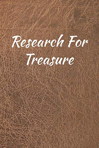 Research For Treasure: Log book journal for metal detectors, keep track of your metal detecting statistics and improve your skills, gift for metal detectorists baixar livro de graça