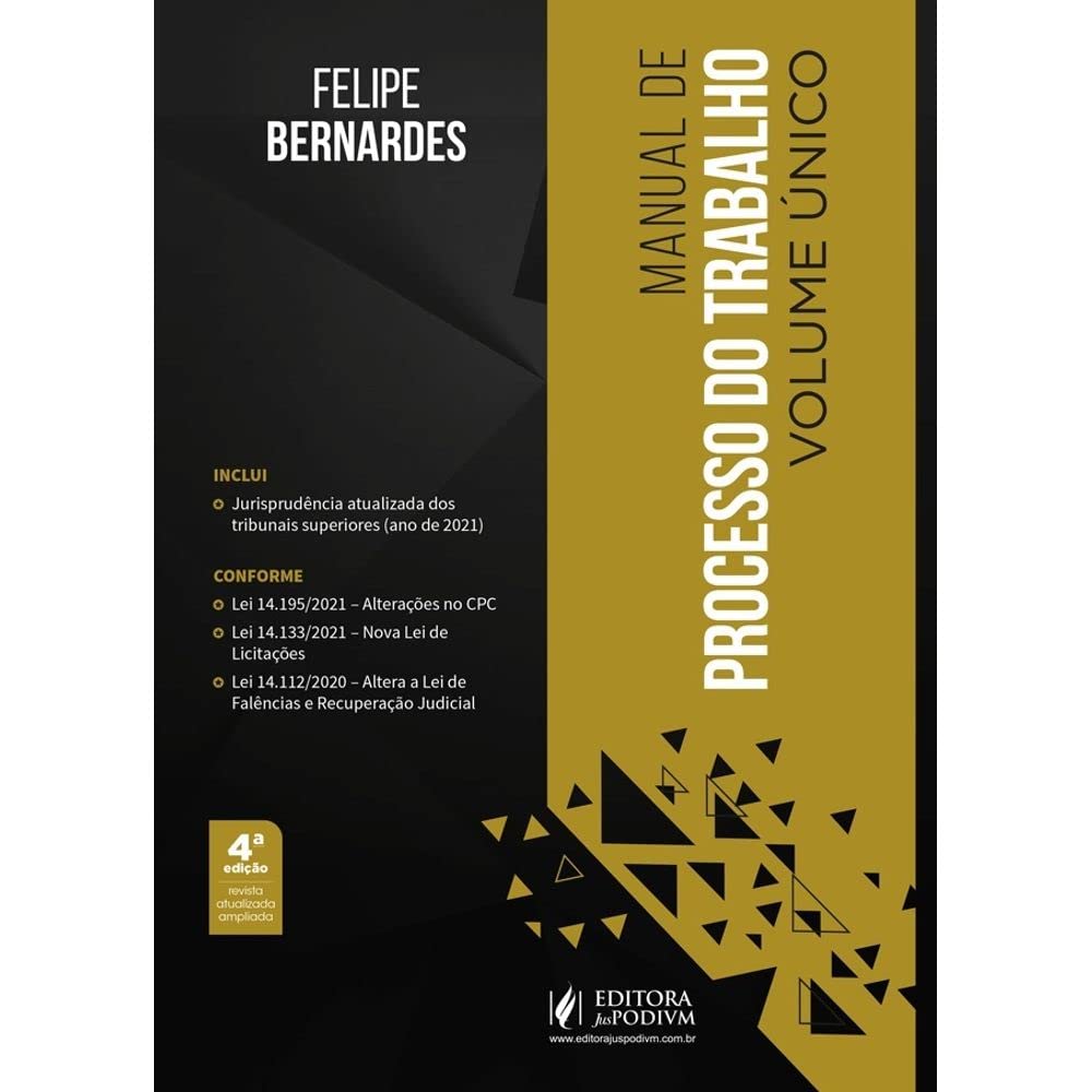 Manual de Processo do Trabalho - Volume único baixar o livro de graça