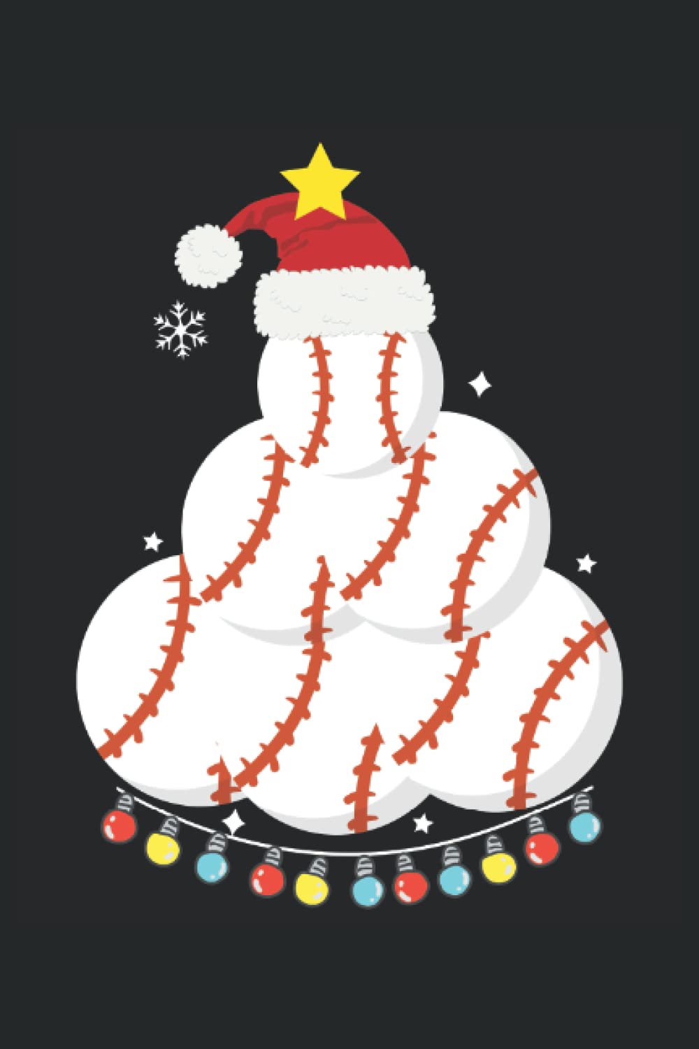 Christmas Tree Baseball Light: 6x9 Notes, Notebook, Journal, Diary 120 Pages baixar livro de graça