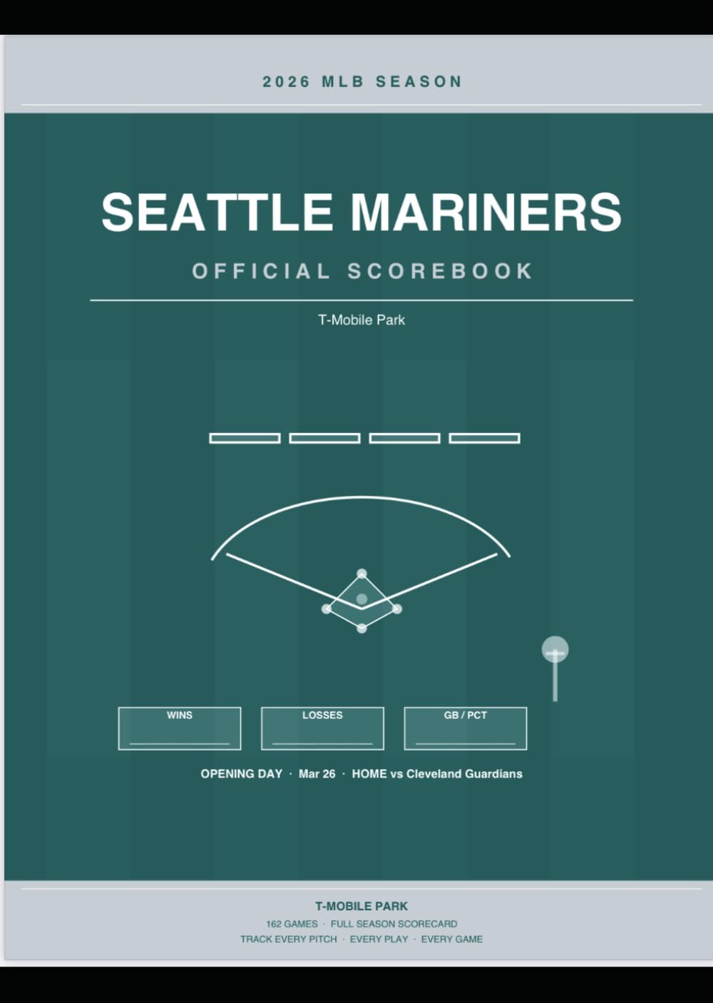 Seattle Mariners 2026 Scorebook baixar o livro de graça