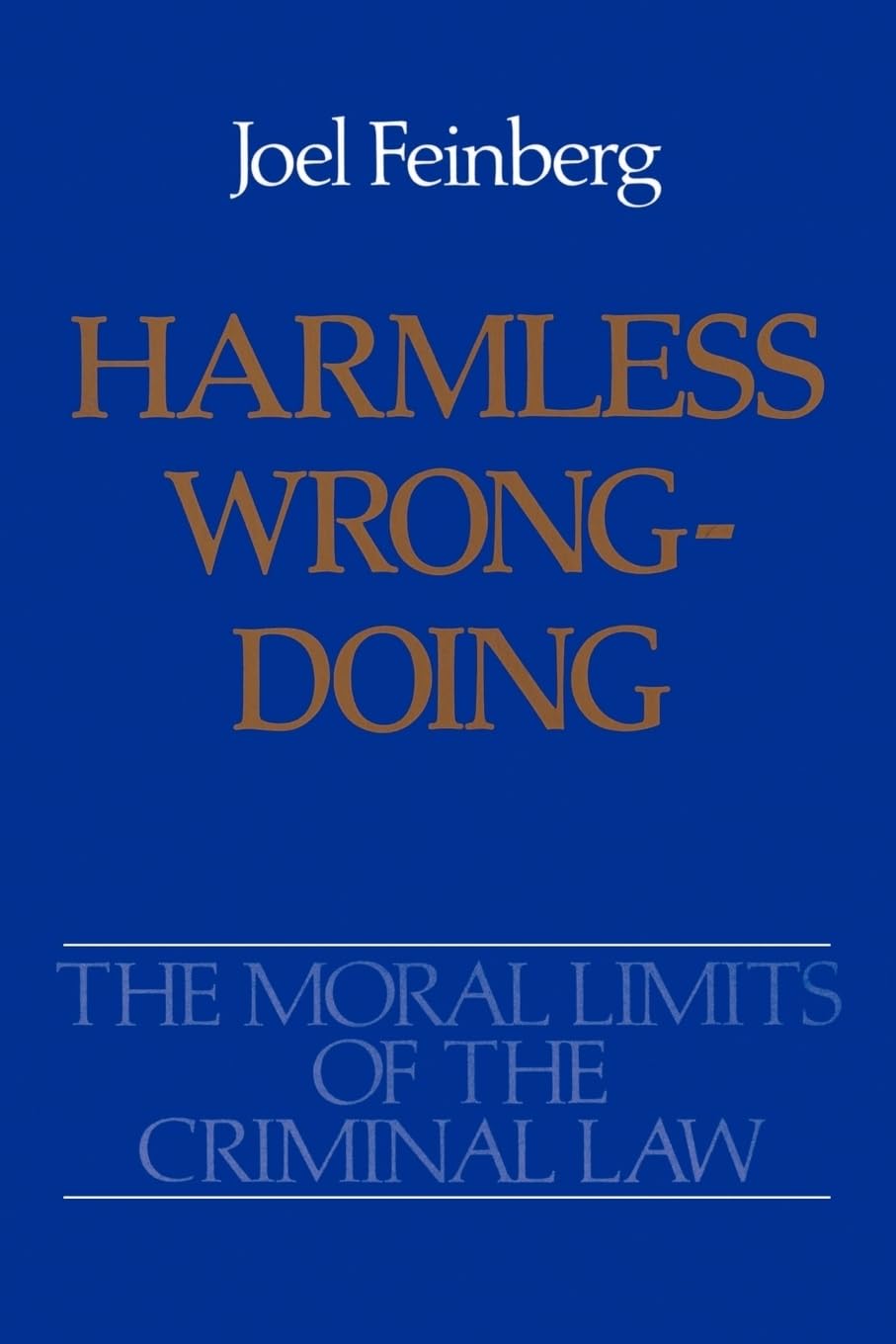 Harmless Wrongdoing: 4
