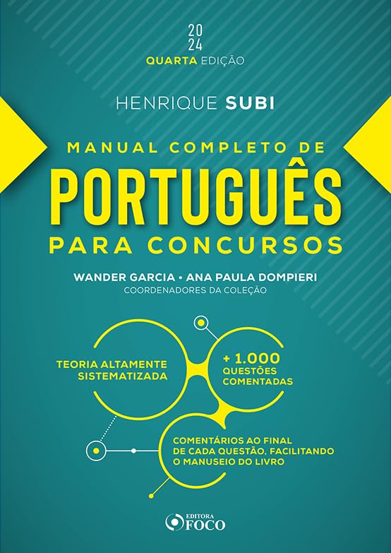 Manual Completo de Português para Concursos - 4ª Ed - 2024