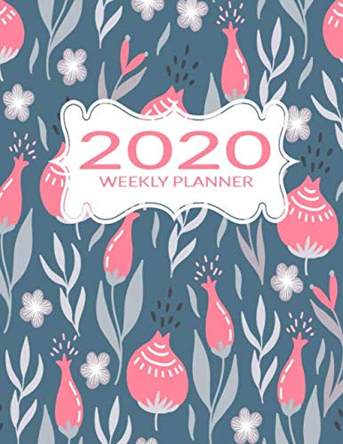 ler totalmente 2020 Weekly Planner: 2020 Weekly Calendar, Daily Schedule Organizer, Academic Schedule Agenda, Internet Password Logbook, Phone book, U.S. Holidays (January - December)