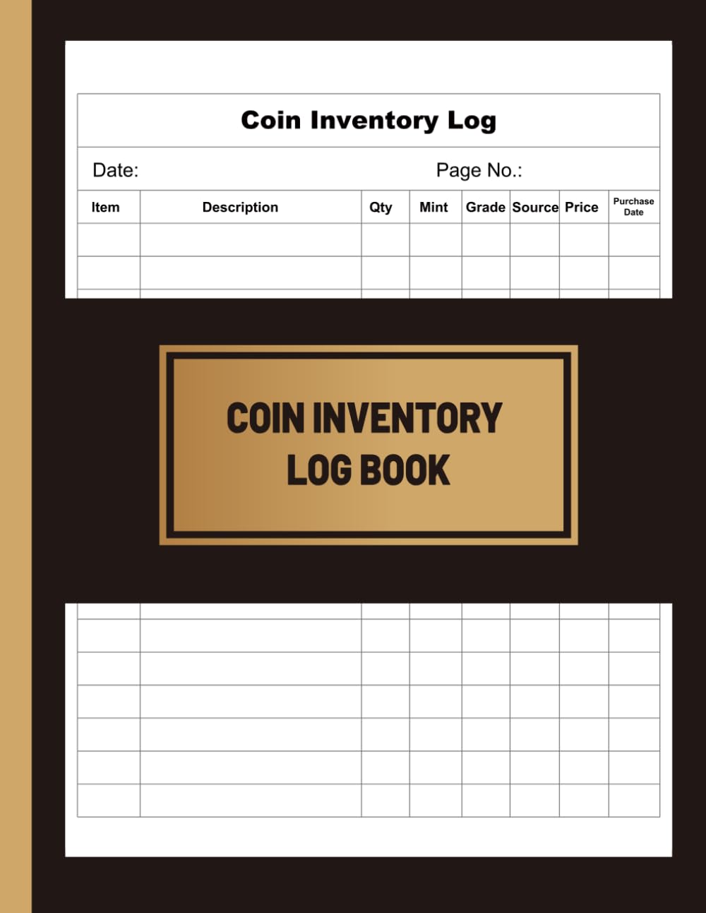 Coin Inventory Log Book: Simple Coin Collection Inventory Log Book for Track, Record, Catalogue, Organize, and Manage Your Coins Collection, Collectors: Vintage - Collectors Coin Logbook baixar o livro de graça
