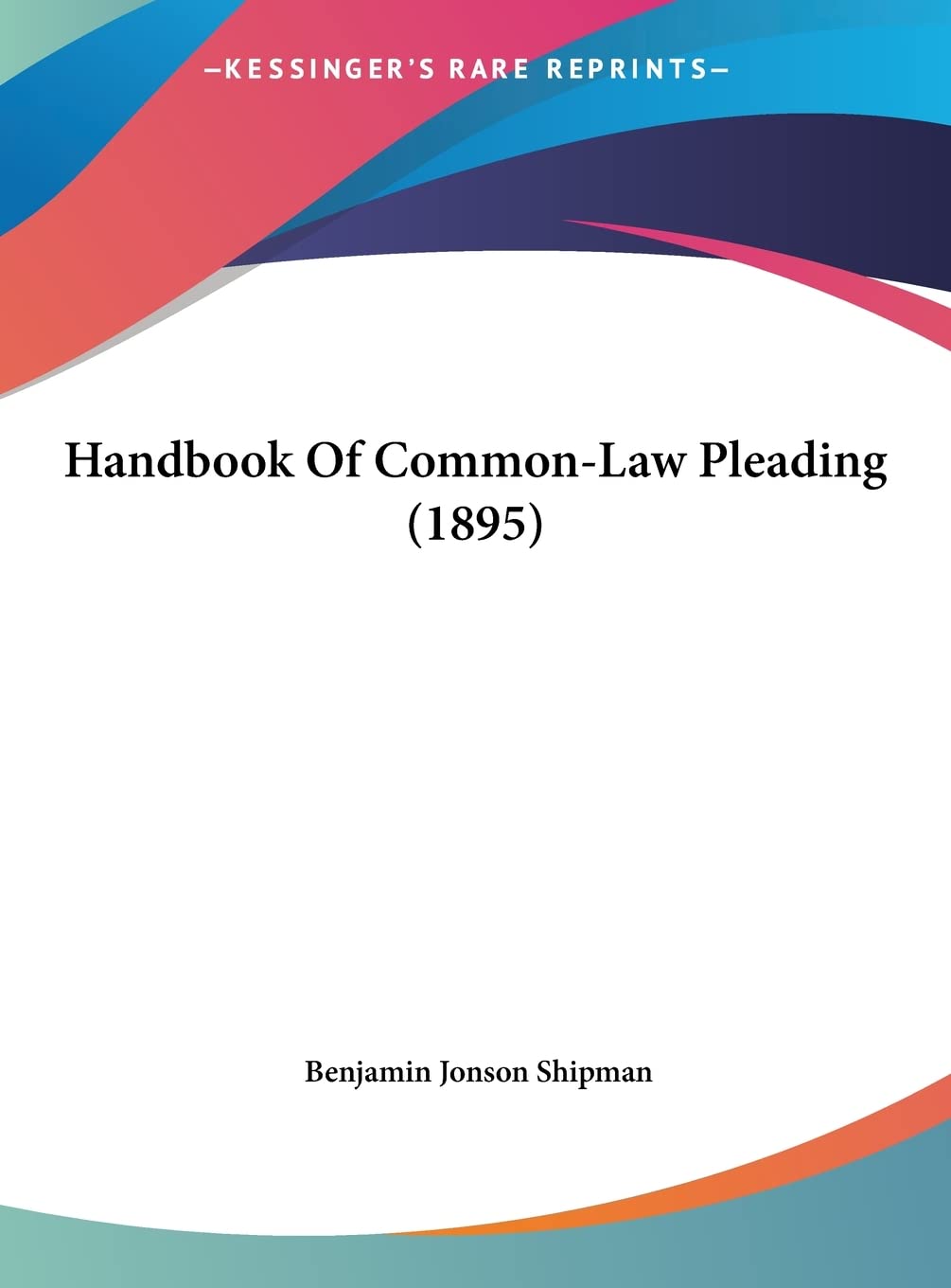 Handbook Of Common-Law Pleading (1895) baixar livro de graça