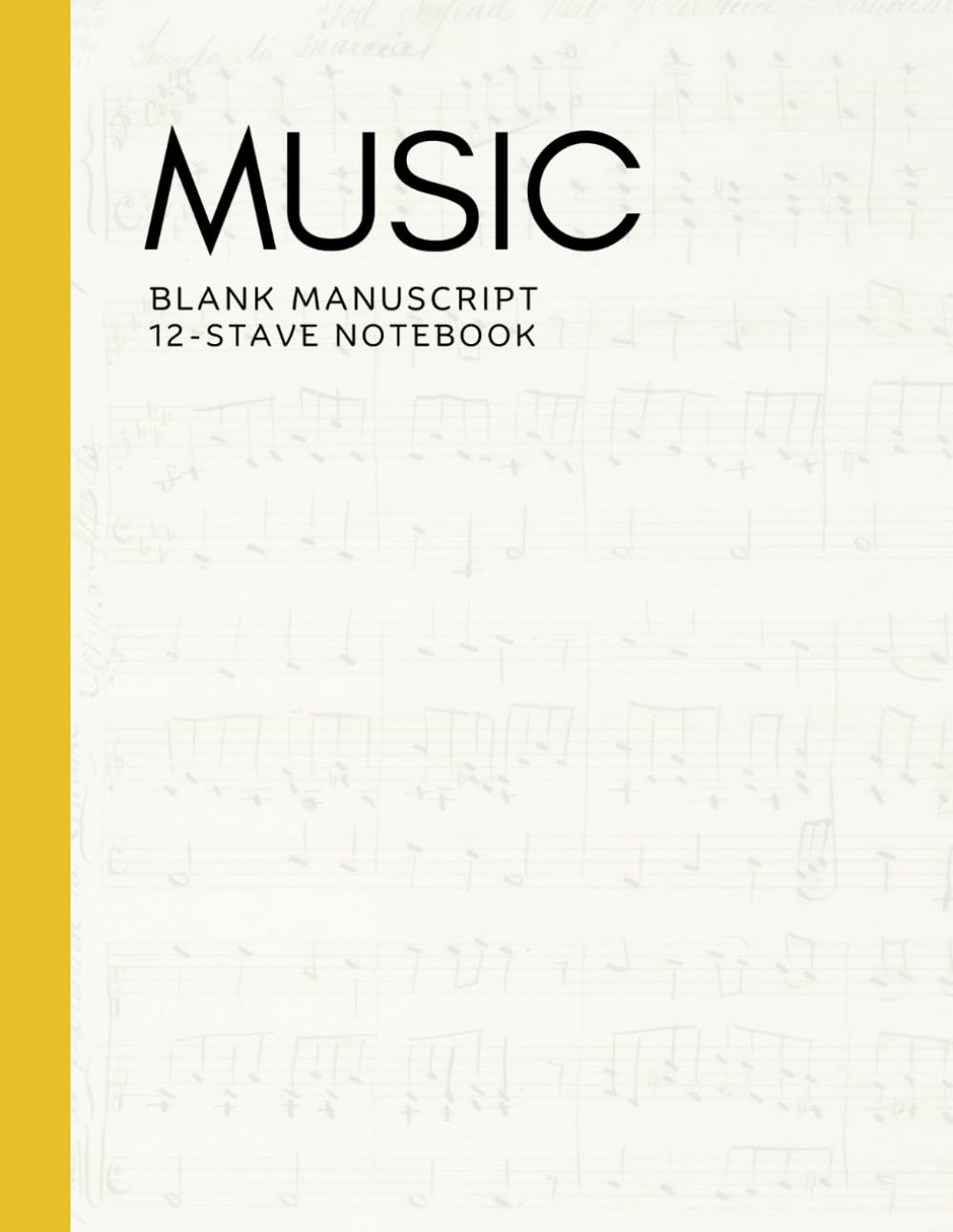 Blank Sheet Music Notebook: 12-Stave Manuscript Paper for Musicians baixar o livro de graça