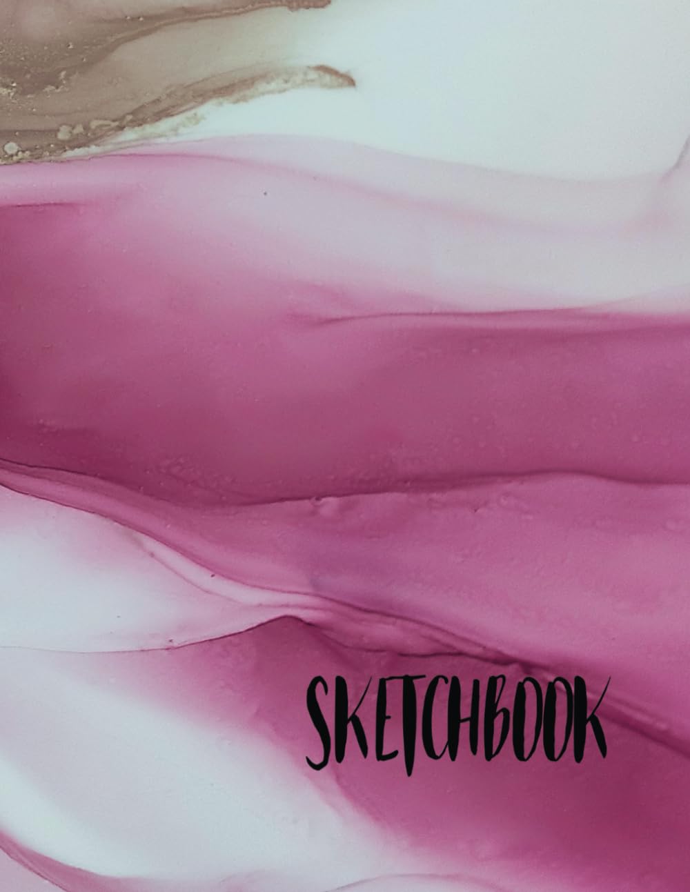 SKETCH BOOK: Notebook for adults and teen girls for Drawing, Doodling or Sketch 120 Pages, 8.5 x 11 | Abstract alcohol ink hand painted Background baixar o livro de graça