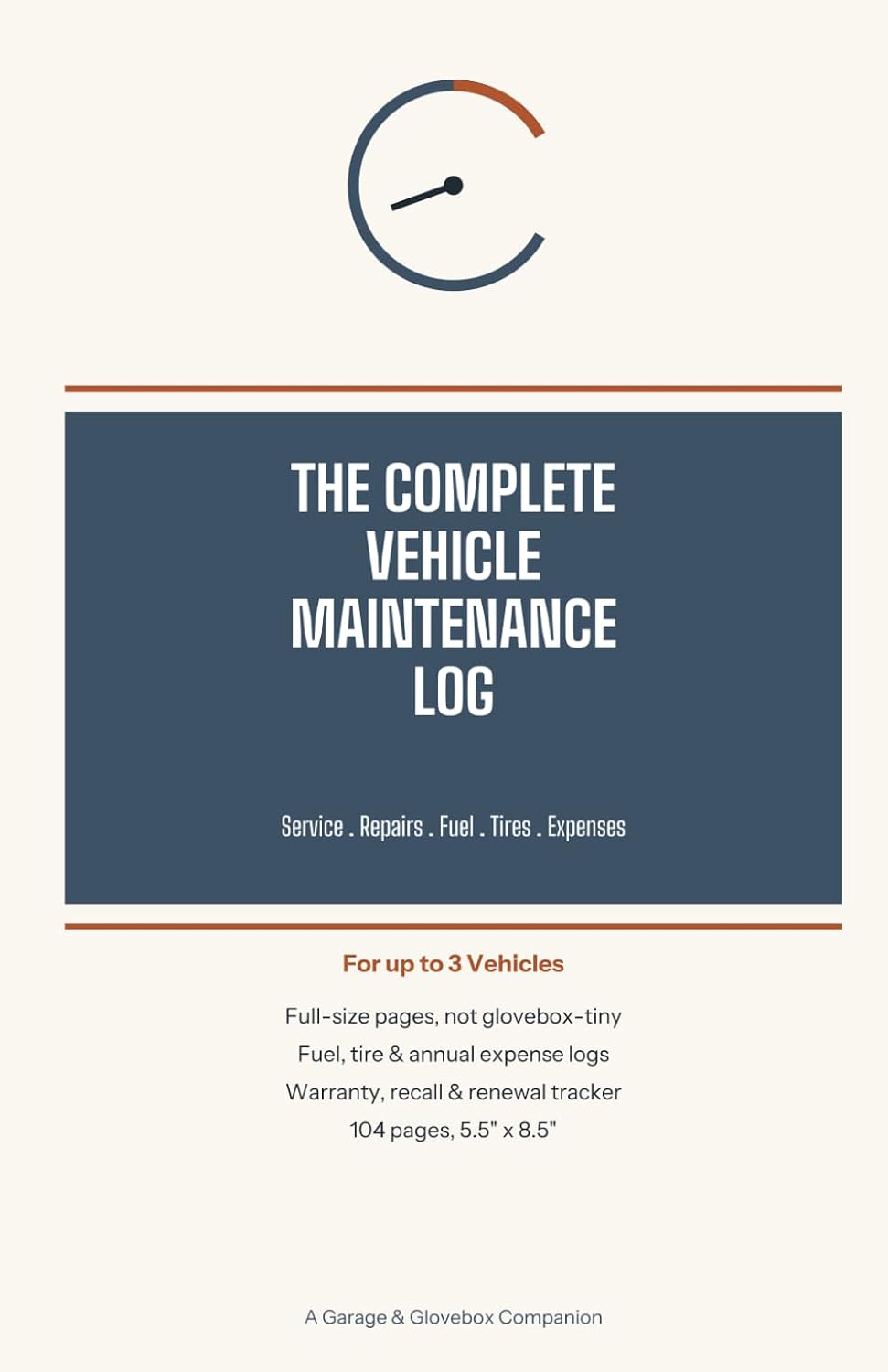 The Complete Vehicle Maintenance Log: Full-Size Service, Repair, Fuel & Expense Tracker for Up to 3 Cars, Trucks or SUVs baixar o livro de graça