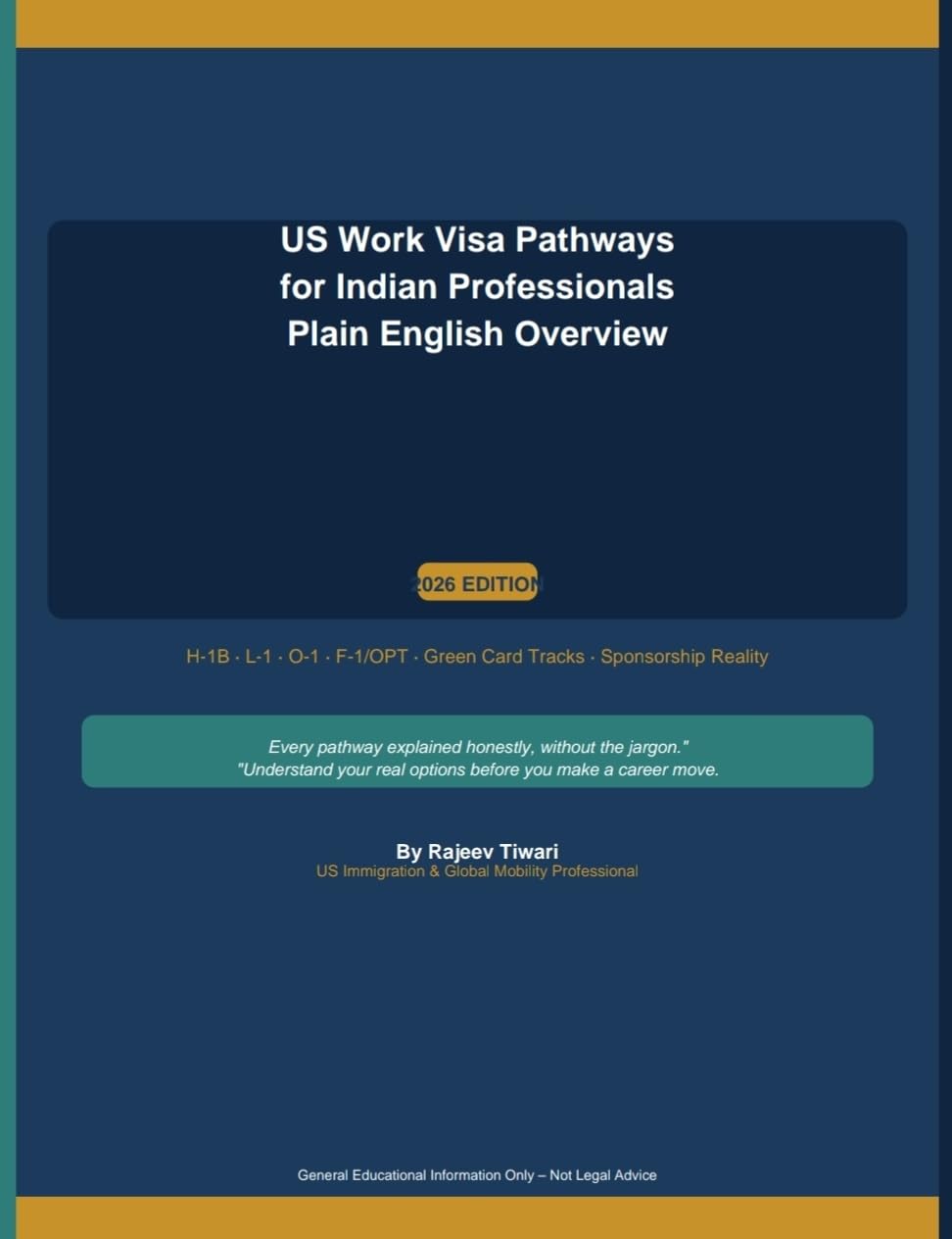 US Work Visa Pathways for Indian Professionals: A Plain English Overview of H-1B, L-1, O-1, and Green Card Tracks (2026 Edition) (English Edition) baixar livro de graça