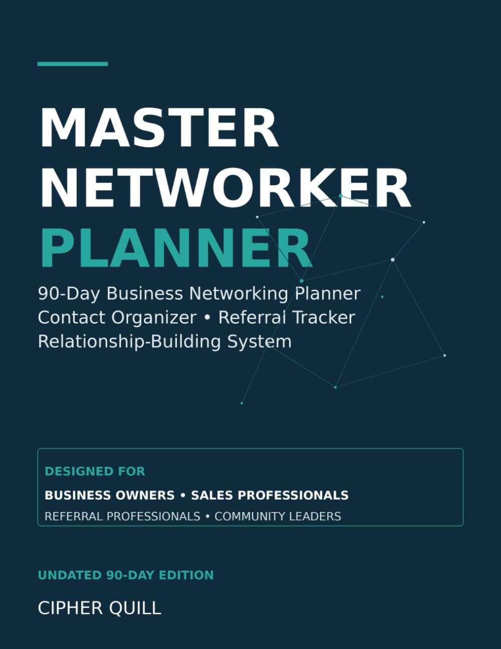 ler totalmente The Master Networker's Book: The Complete Planner, Contact Organizer, Referral Tracker and Relationship Building System